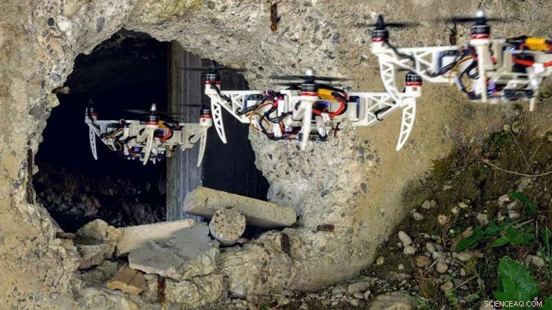 Innovative Foldable Drone Navigates Narrow Openings for Efficient Rescue Operations