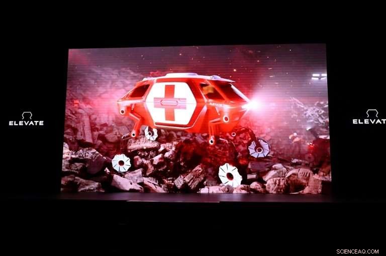 Hyundai Unveils Walking Car Concept at Las Vegas Press Conference