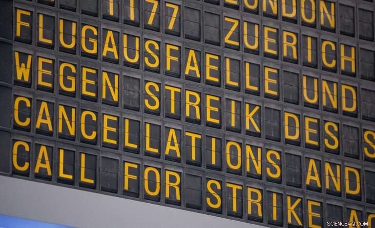 German Airports Strike Halts 600 Flights, Disrupting 100,000 Travelers