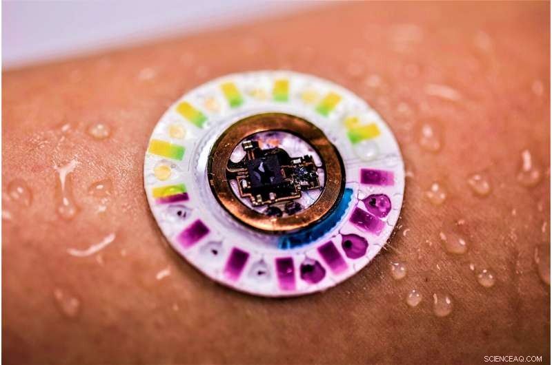 Battery‑Free Skin Patch Sensor for Continuous Biomarker Monitoring
