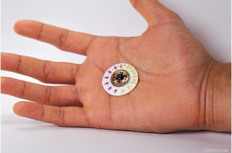 Battery‑Free Skin Patch Sensor for Continuous Biomarker Monitoring
