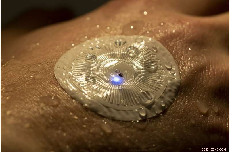 Durable Waterproof Skin Patch Enables Real-Time Biometric Monitoring for Water Sports