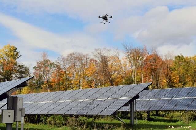 Enhancing Solar Farm Efficiency with Intelligent Drone Technology