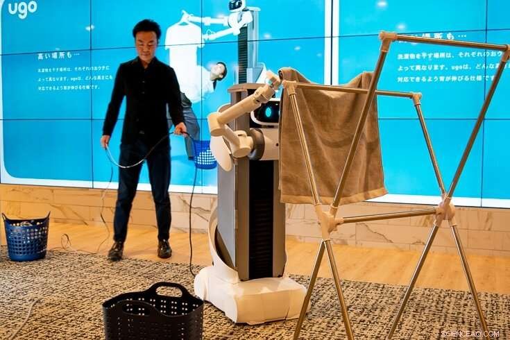 Japan Eyes Rentable Service Robots to Aid the Elderly with Laundry