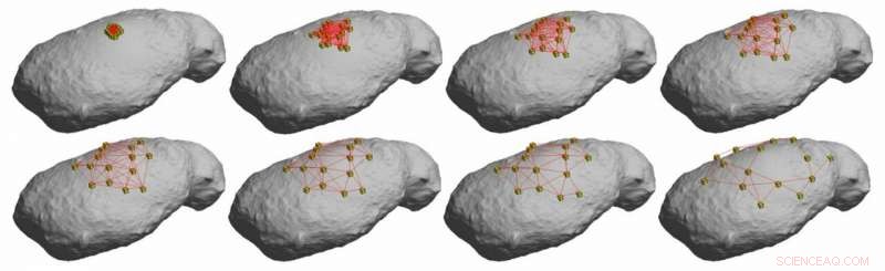Efficient Motion Planning on Irregular Asteroid Surfaces with Complex Gravity Fields