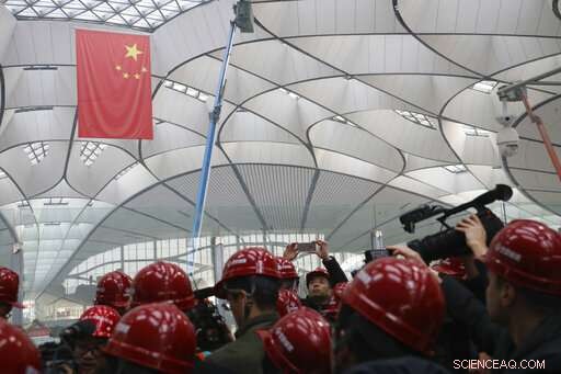 China Highlights Engineering Milestones of the Beijing Daxing International Airport