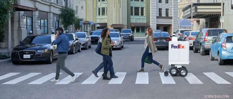 Robots Set to Deliver Your FedEx Packages from Walmart, Target, and Pizza Hut