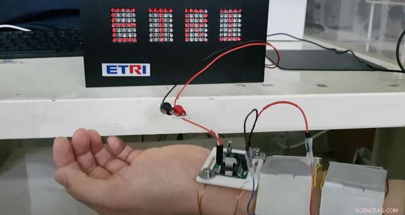 Team Creates Thermoelectric Device That Harvests Human Body Heat to Generate Power