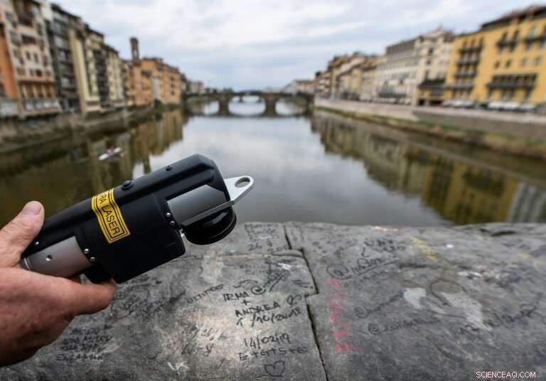 First-of-its-Kind Laser Removes Graffiti, Safeguarding Florence’s Historic Bridges