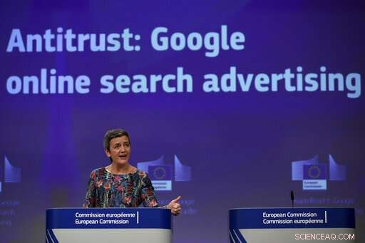 EU Imposes $1.7 Billion Fine on Google for Antitrust Violations