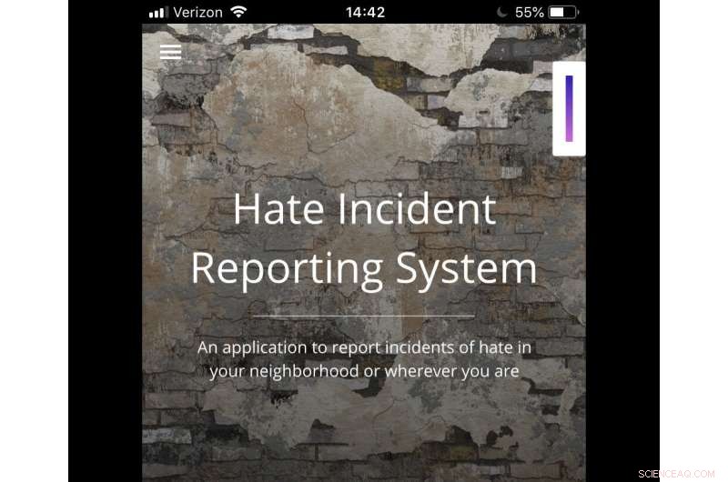 New Hate Incident Reporting App Empowers Citizens to Safely Report Hate Crimes
