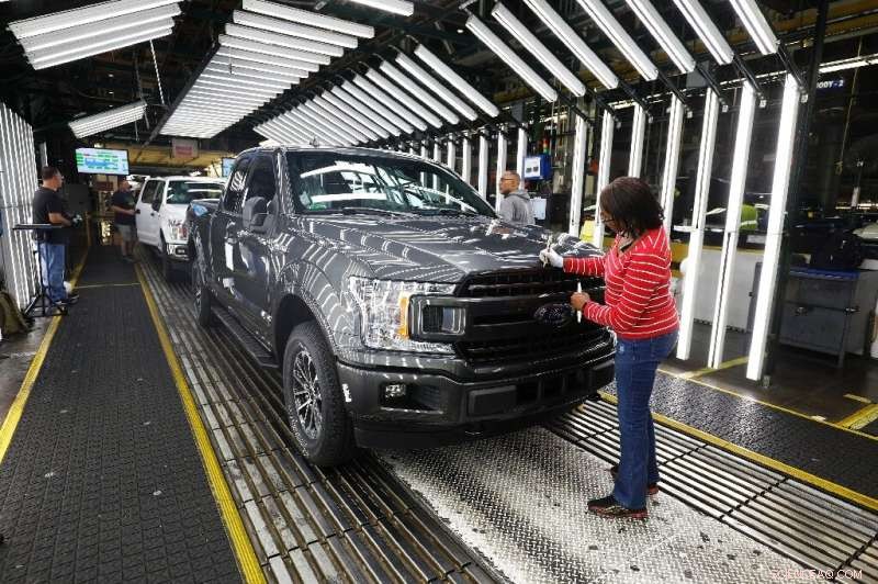 Ford Shares Climb on Strong U.S. Pickup Sales