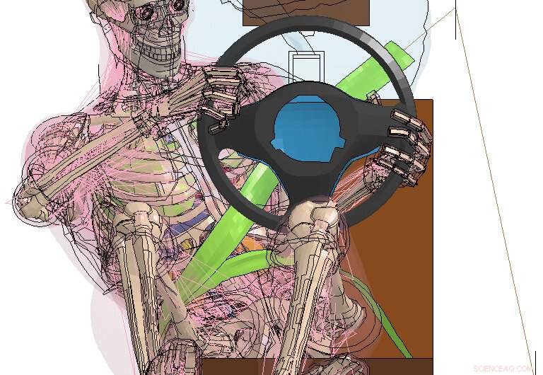 Enhancing Crash-Test Accuracy with Virtual Human Body Models