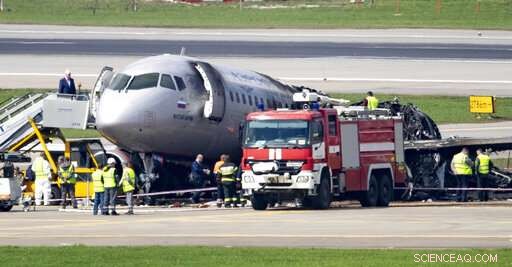 Fatal Fire Engulfs Russian Sukhoi SSJ100 at Moscow Airport
