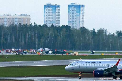 Fatal Fire Engulfs Russian Sukhoi SSJ100 at Moscow Airport