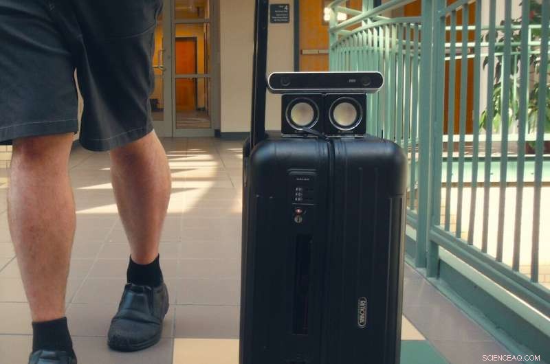 Smart Suitcase and Wayfinding App Enable Blind Travelers to Navigate Airports Safely