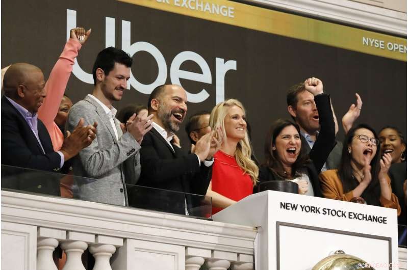 Uber Shares Fall on First Full Trading Day, Prompting Investor Concern