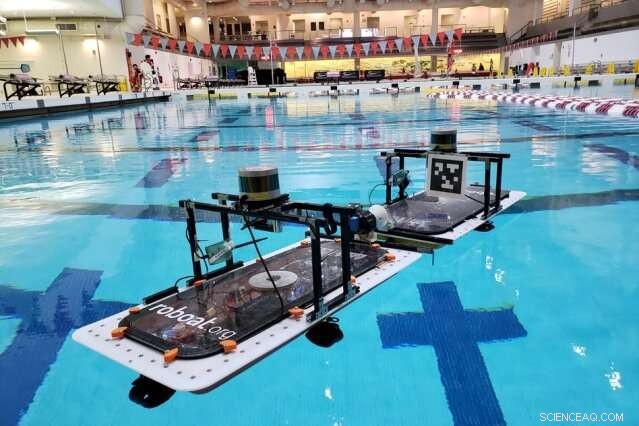 Autonomous Boats Now Target and Interlock With Each Other