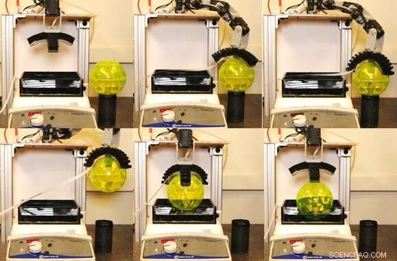 Engineered Bacteria Enable Robot Arm to Taste Chemicals for Precise Gripping