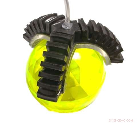 Engineered Bacteria Enable Robot Arm to Taste Chemicals for Precise Gripping