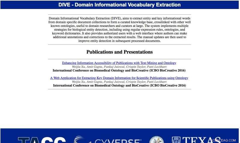 DIVE: Web-Based Tool for Rapid Extraction of Key Insights from Academic Papers