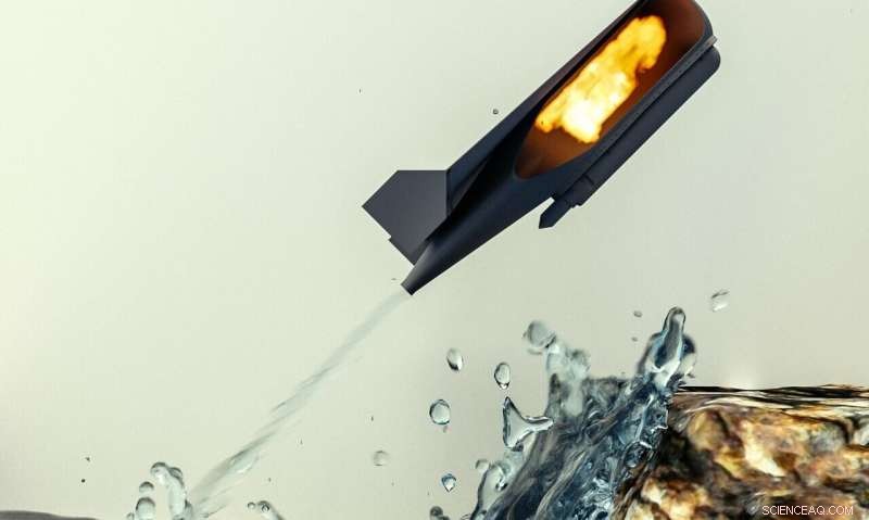 Flying Fish Robot Propels from Water and Glides Through Air