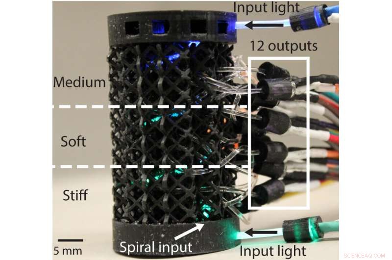 Nerve‑Inspired Optical Lace Boosts Robots  Human‑Like Touch