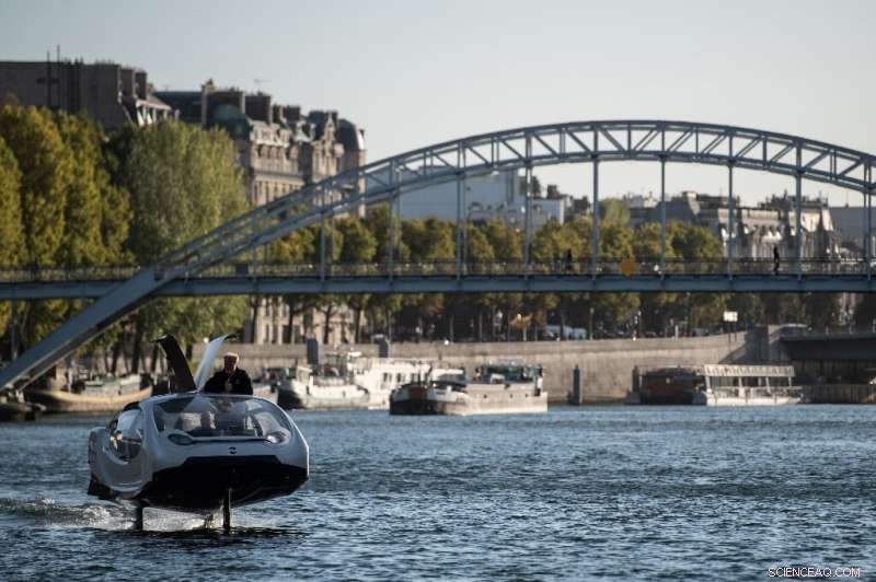 Electric  Flying Taxi  Tests Seine Waters: A Glimpse of Paris s Future Clean Transport