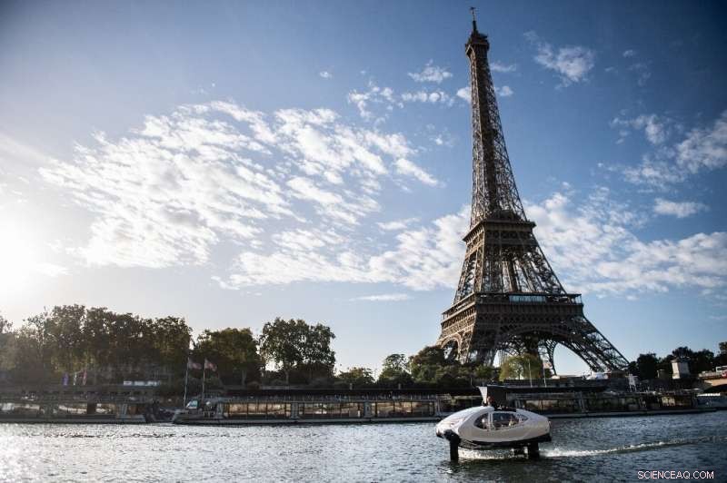 Electric  Flying Taxi  Tests Seine Waters: A Glimpse of Paris s Future Clean Transport