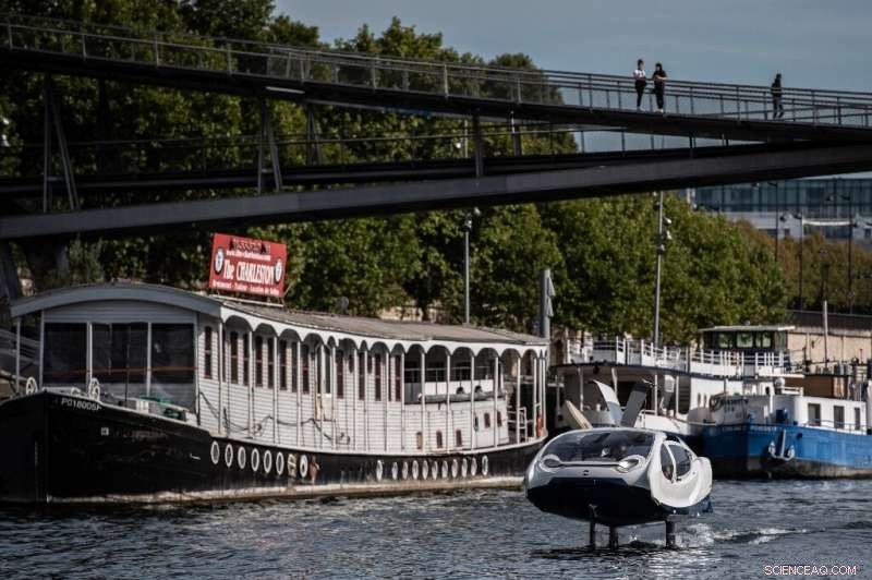 Electric  Flying Taxi  Tests Seine Waters: A Glimpse of Paris s Future Clean Transport