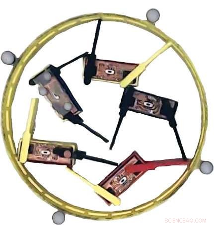 Shape‑Shifting Robot Made of Smarticles Reveals Novel Collective Locomotion