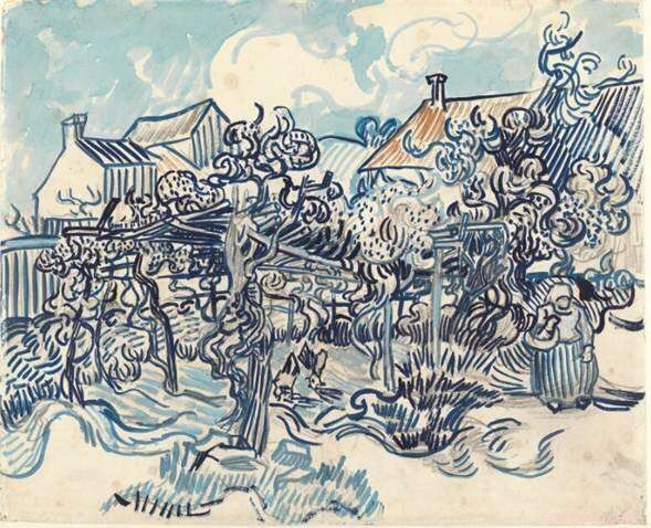 Reconstructing Van Gogh s Deteriorated Drawings with Advanced Machine Learning