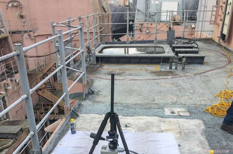 Engineering Team Builds Mobile Shipyard to Repair Aluminum Ships