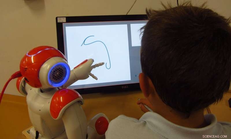 Enhancing Children s Handwriting with an Autonomous Social Robot