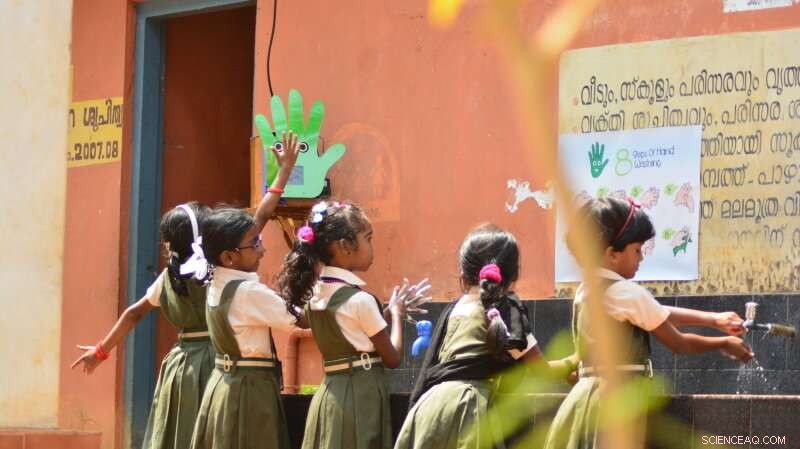 Robot Promotes Handwashing, Empowering Remote Indian Schoolchildren to Break Bad Hygiene Habits