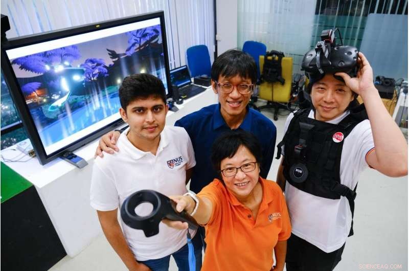 NUS Researchers Launch Immersive Multisensory VR Game with Bodysuit