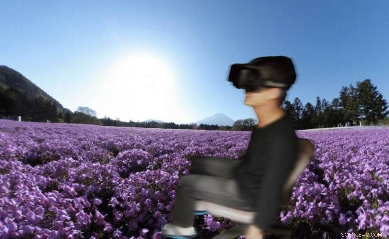 Virtual Walking System Enables Immersive Re‑experiencing of Others  Journeys