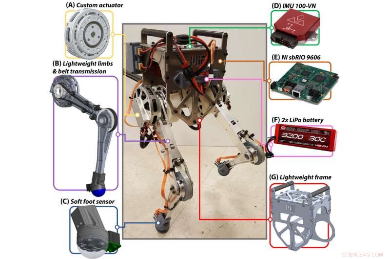 Bipedal Robot Achieves Human-Like Balance During Running and Jumping