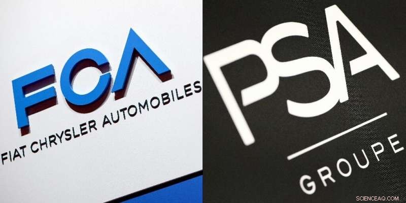 PSA and Fiat Chrysler Announce 50-50 Merger to Become Fourth‑Largest Automaker