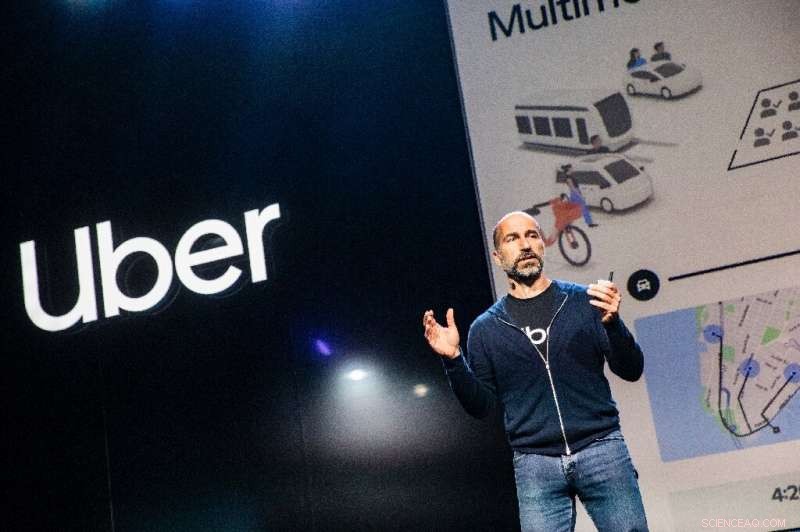 Uber Shares Fall Amid Widening Losses