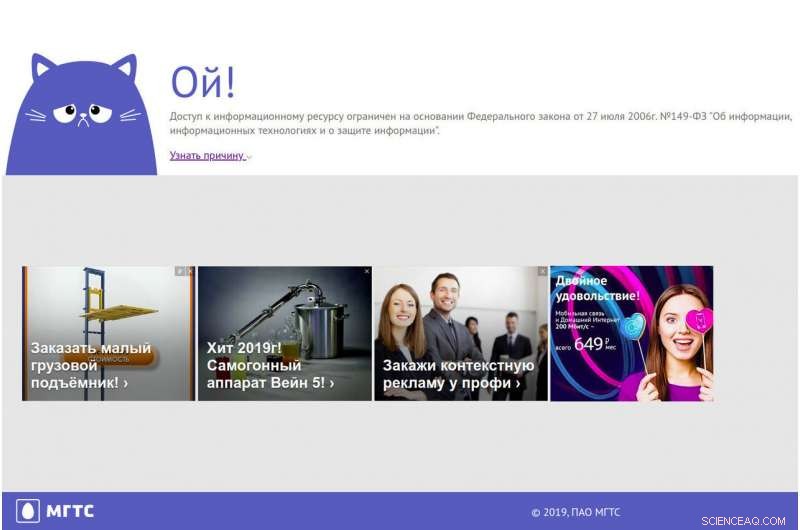 Russia’s Web‑Censoring Tool Sets Benchmark for Global Imitators – Study Findings