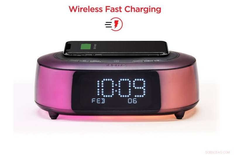 iHome iBTW281: Multi‑Functional AC‑Powered Alarm Clock Radio with Dual Alarm, Speaker & More