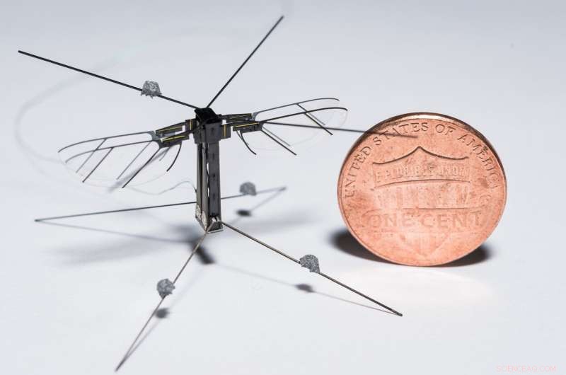 Unified Control Strategy for Micro-Scale Flying Robotic Insects