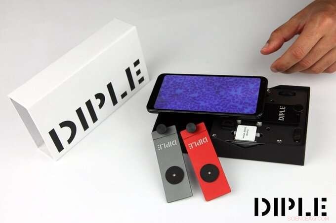 Diple: Transform Your Smartphone into a Portable Microscope Kit