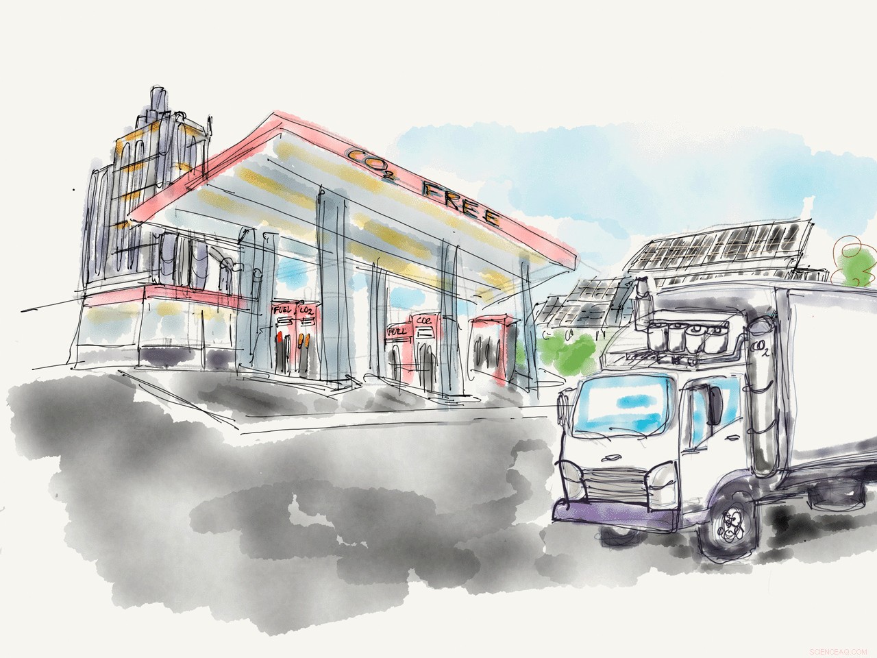 EPFL Breakthrough: Capturing CO₂ from Trucks to Cut Emissions by 90%