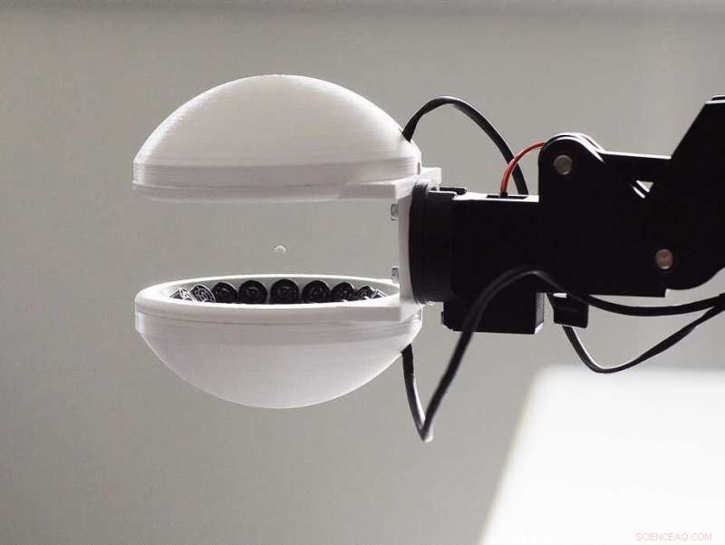 Sound-Driven Robotic Gripper for Delicate Object Manipulation