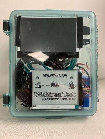 Wildland Data Logistics Network: Reliable Data Flow Amid Fires