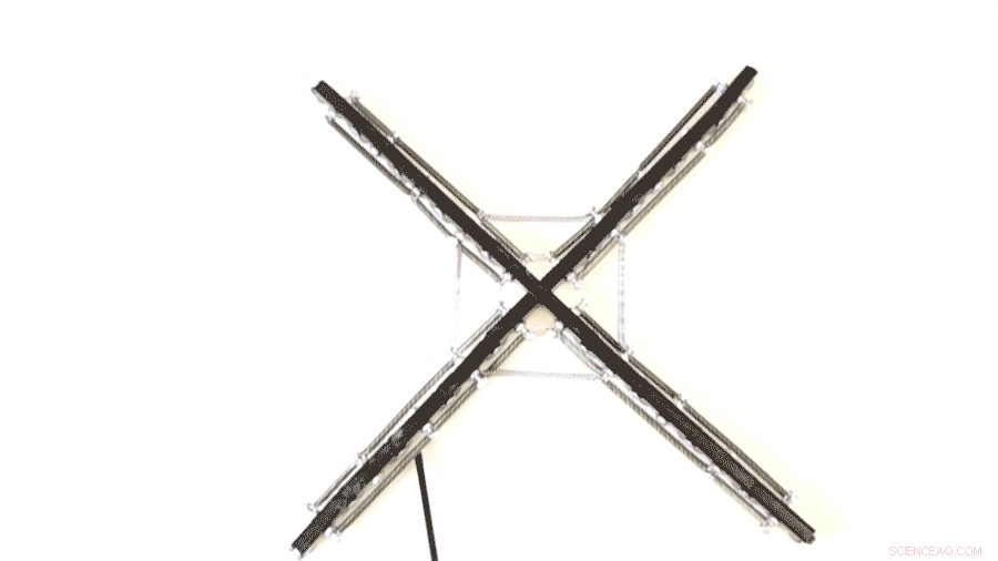 Scientists Harness Transition Waves to Control Multi-Stable Mechanical Structures Using Models and Experiments