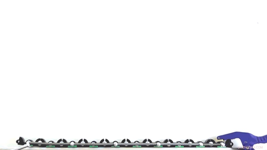 Scientists Harness Transition Waves to Control Multi-Stable Mechanical Structures Using Models and Experiments