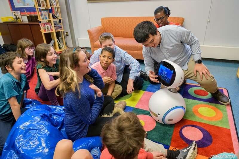 Social Robots Enhance Cybersecurity Education for Elementary Students